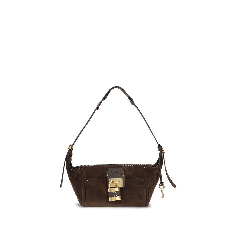 Chloé Brown Calf Leather Shoulder Bag
