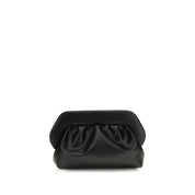 THEMOIRè Black Recycled Leather Clutch Bag