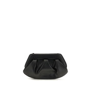 THEMOIRè Black Recycled Leather Shoulder Bag