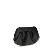THEMOIRè Black Recycled Leather Shoulder Bag