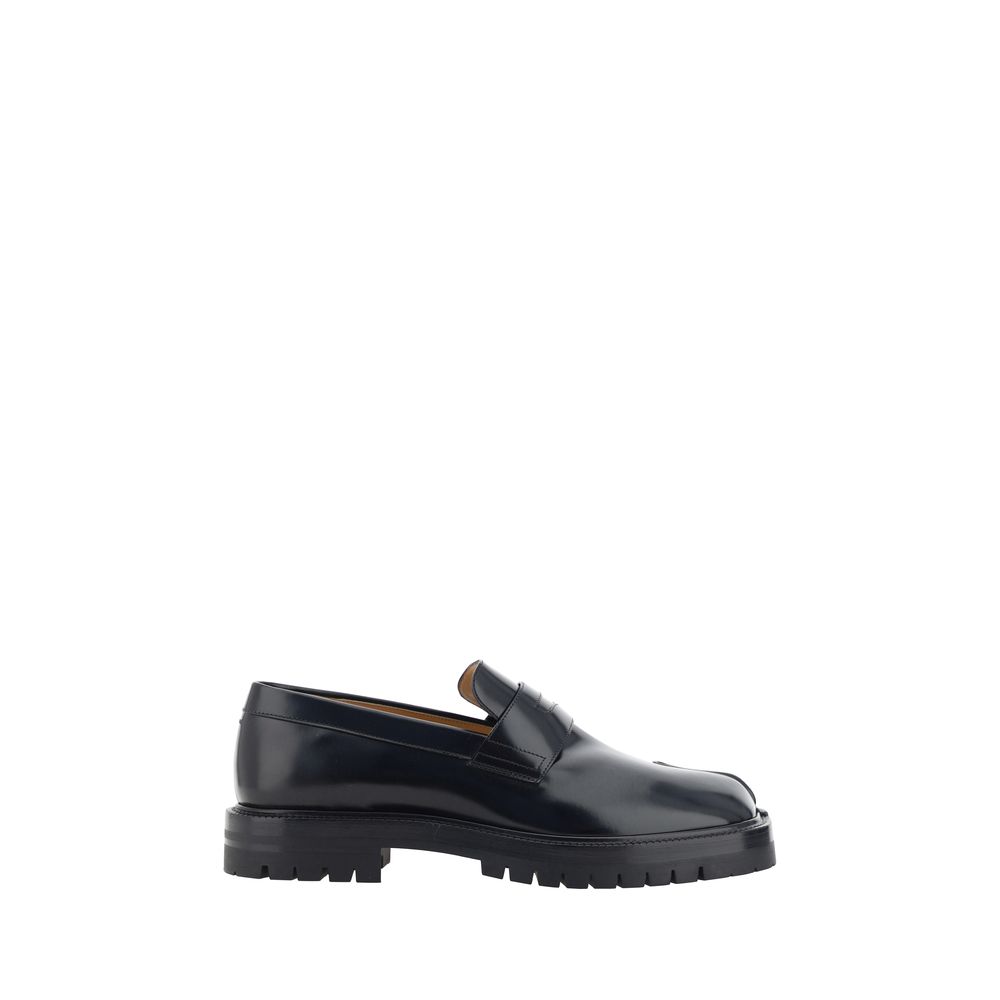 Maison Margiela Black Calf Leather Loafers