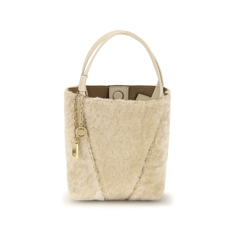 Chloé Beige Calf Leather Shoulder Bag