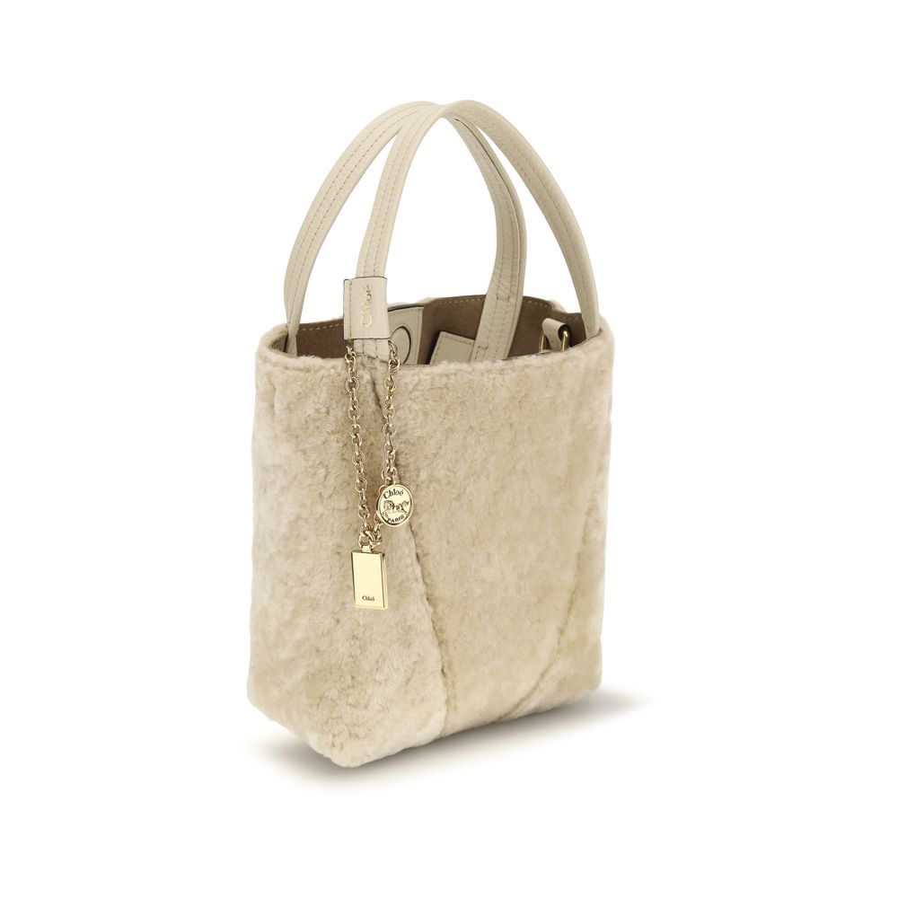 Chloé Beige Calf Leather Shoulder Bag