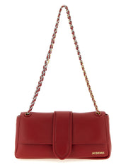 Jacquemus Red Lamb Leather Shoulder Bag