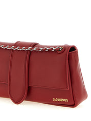 Jacquemus Red Lamb Leather Shoulder Bag