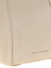 Brunello Cucinelli Light Beige Nubuck Leather Handbag
