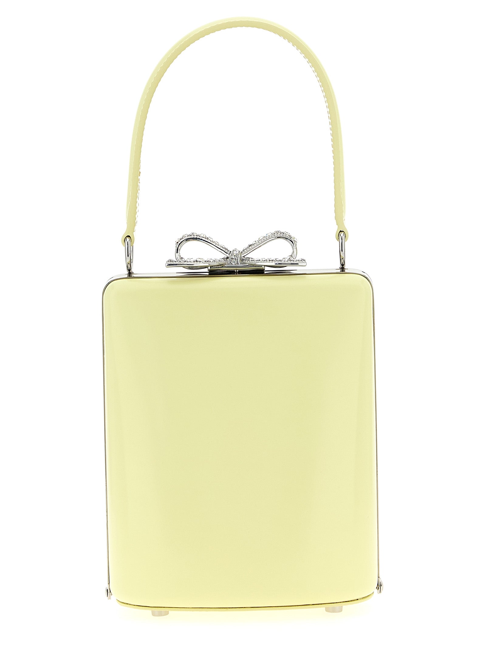 Self-Portrait Yellow Leather Handbag