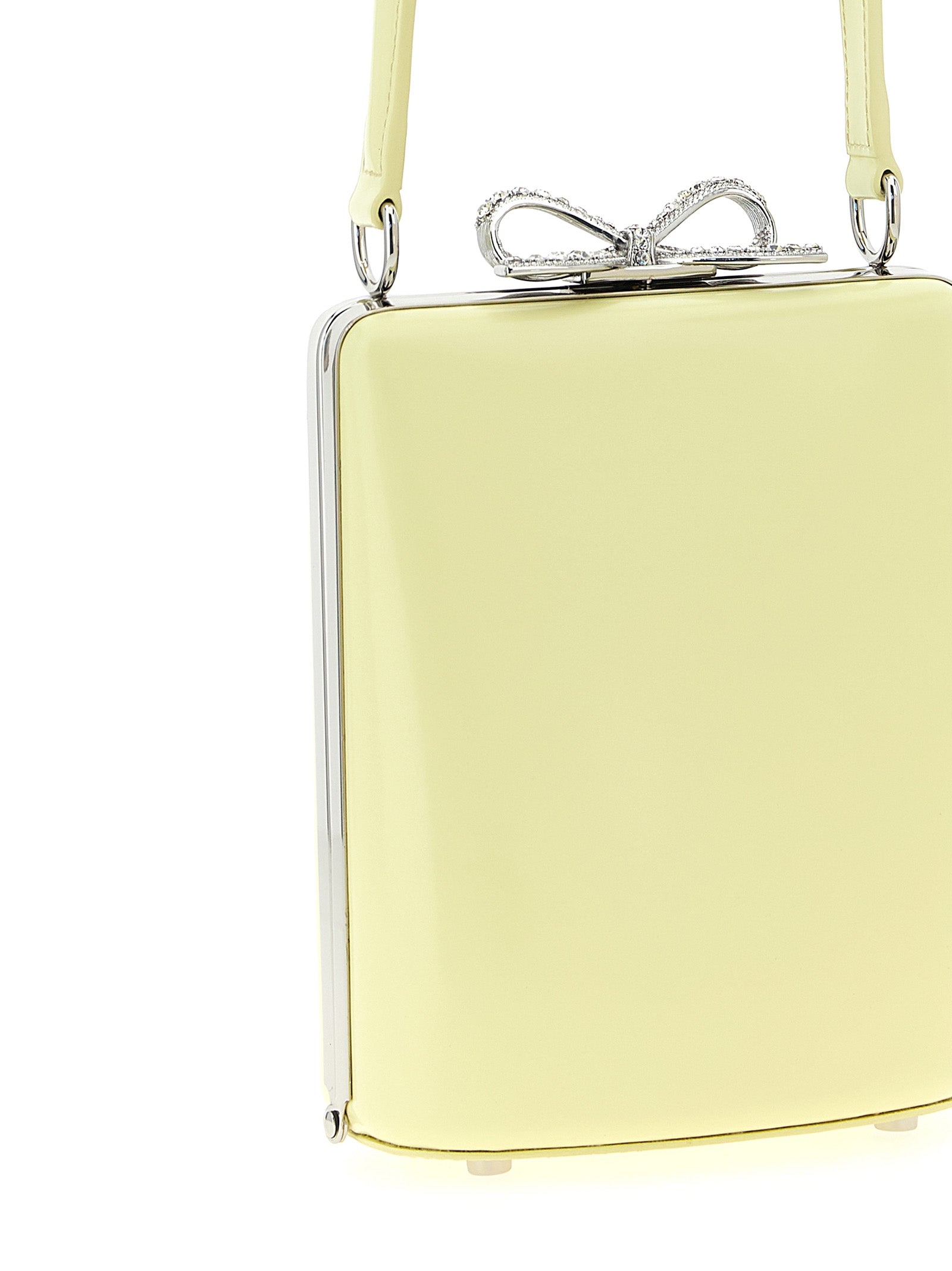 Self-Portrait Yellow Leather Handbag