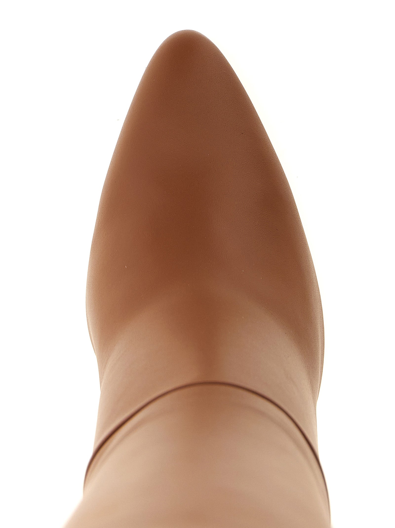 Valentino Garavani Brown Calfskin Over The Knee Boots
