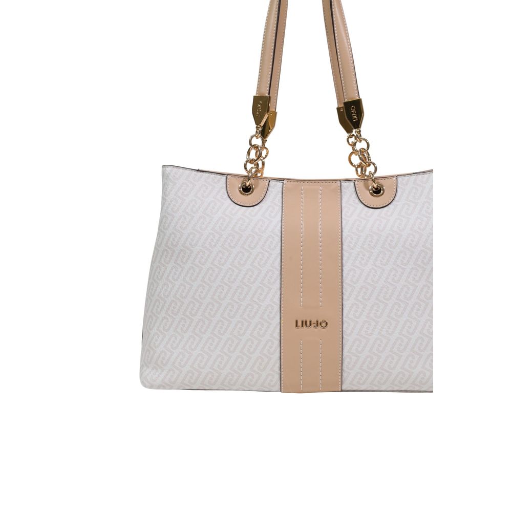 Liu Jo White Polyurethane Tote Bag