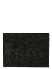 Dolce & Gabbana Black Calfskin Cardholder