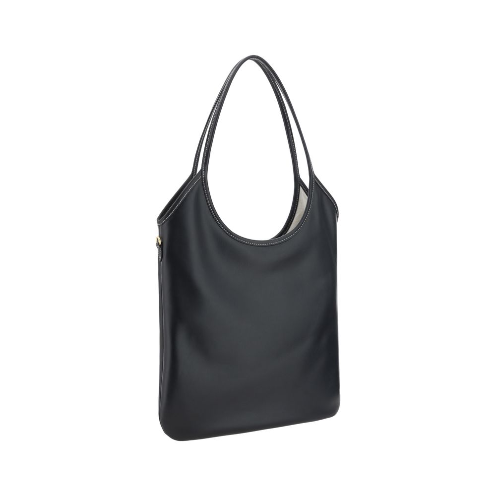 Miu Miu Black Calf Leather Shoulder Bag