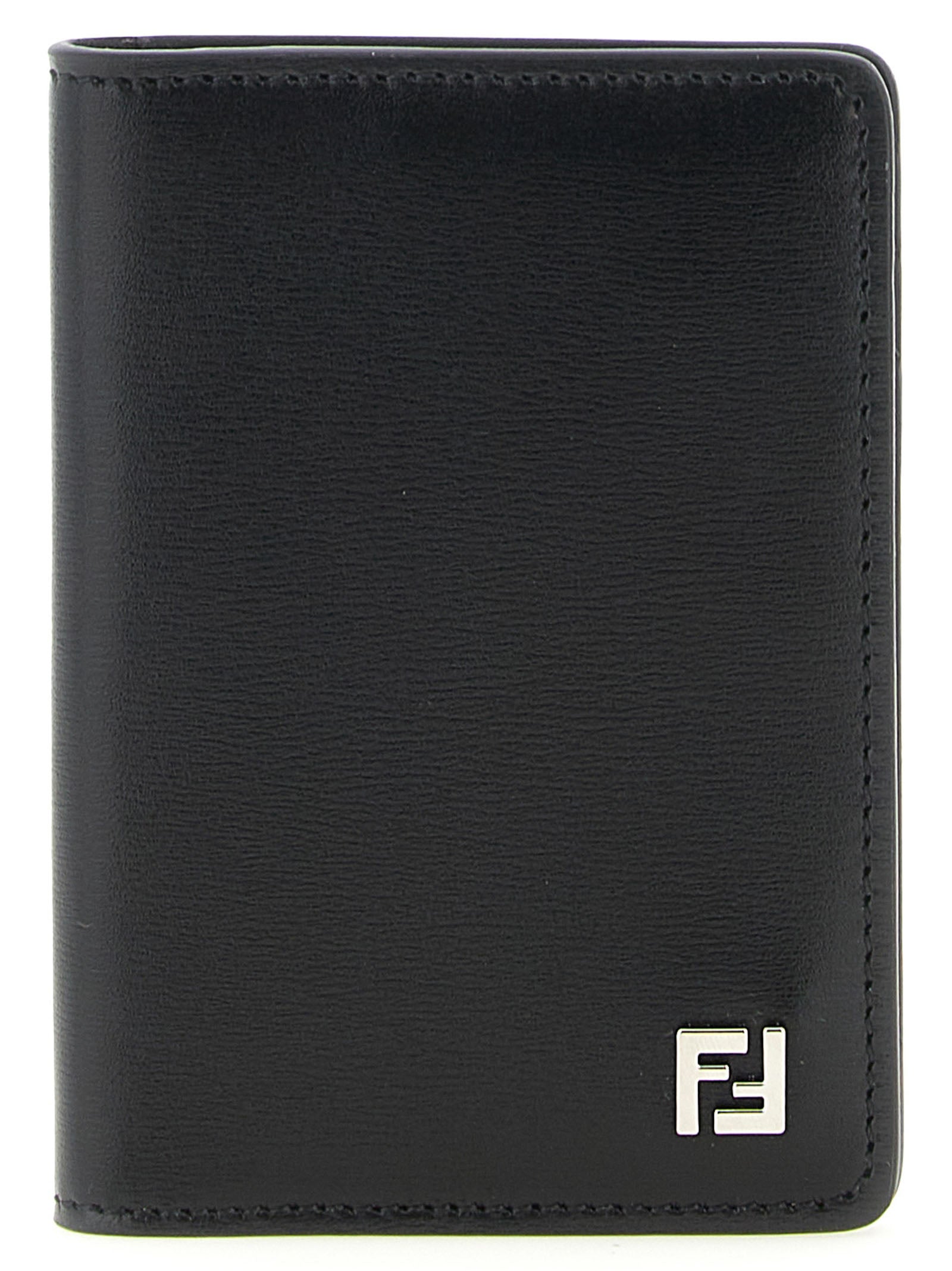 Fendi Black Calfskin Cardholder