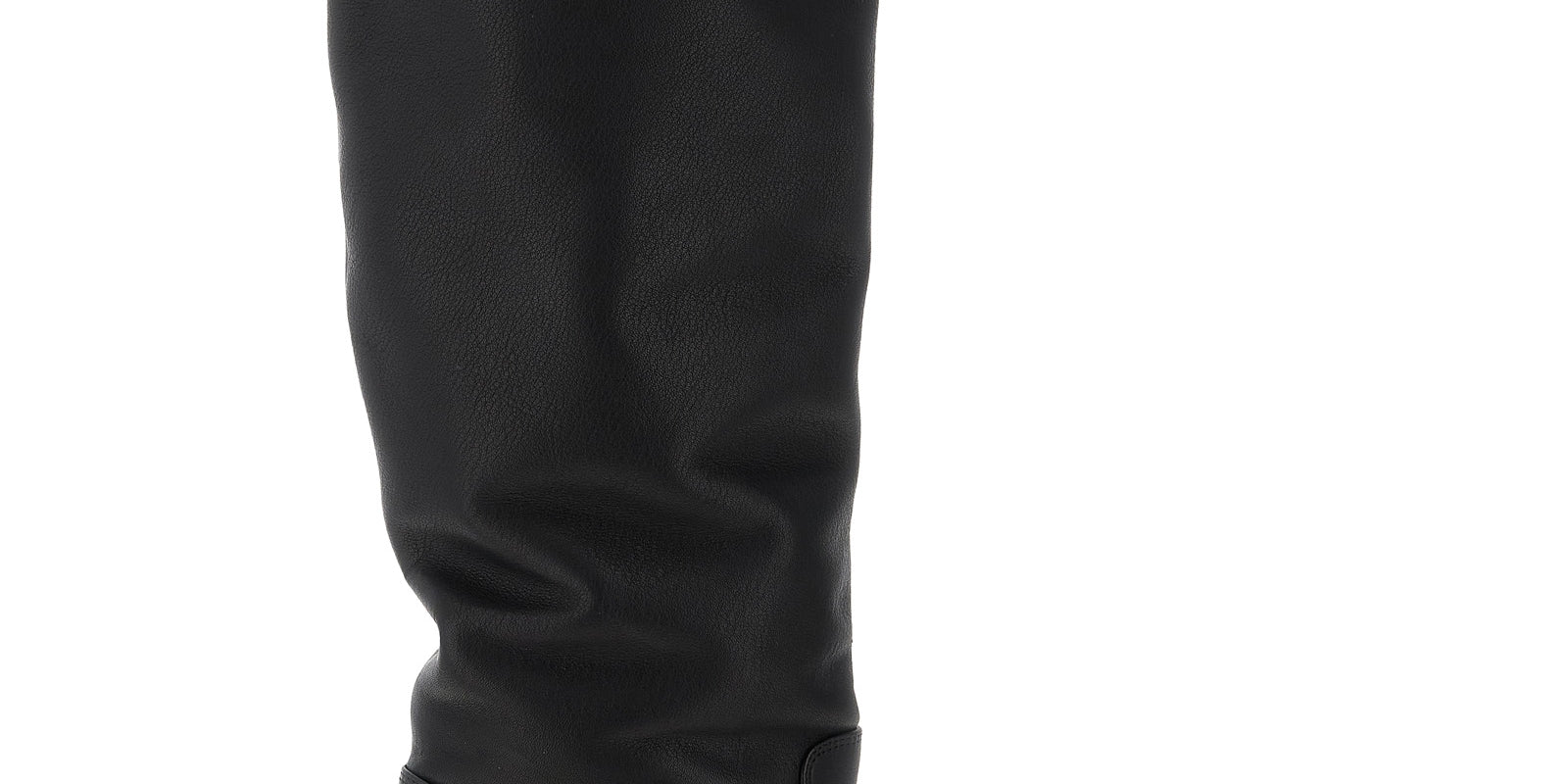 Khaite Black Calfskin Over The Knee Boots