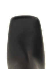 Khaite Black Calfskin Over The Knee Boots
