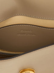 Gray Calfskin Crossbody Bag - PINKO