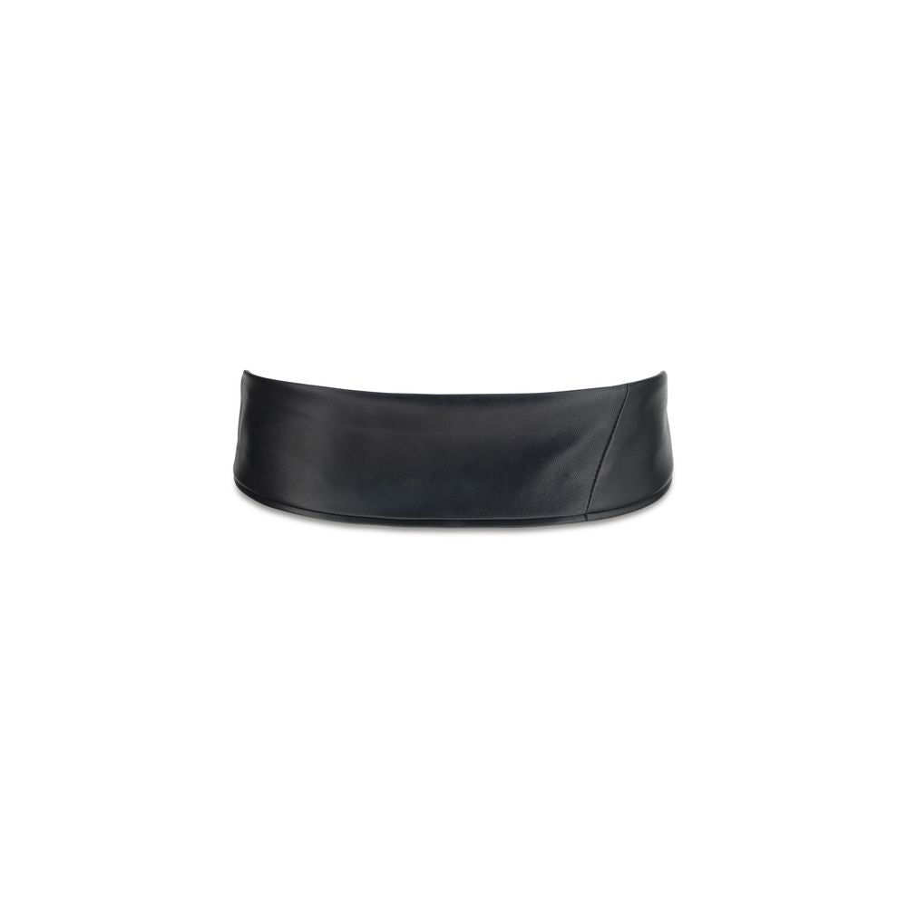 Jacquemus Black Calf Leather High-Waist Belt