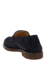 Brunello Cucinelli Blue Calfskin Loafers