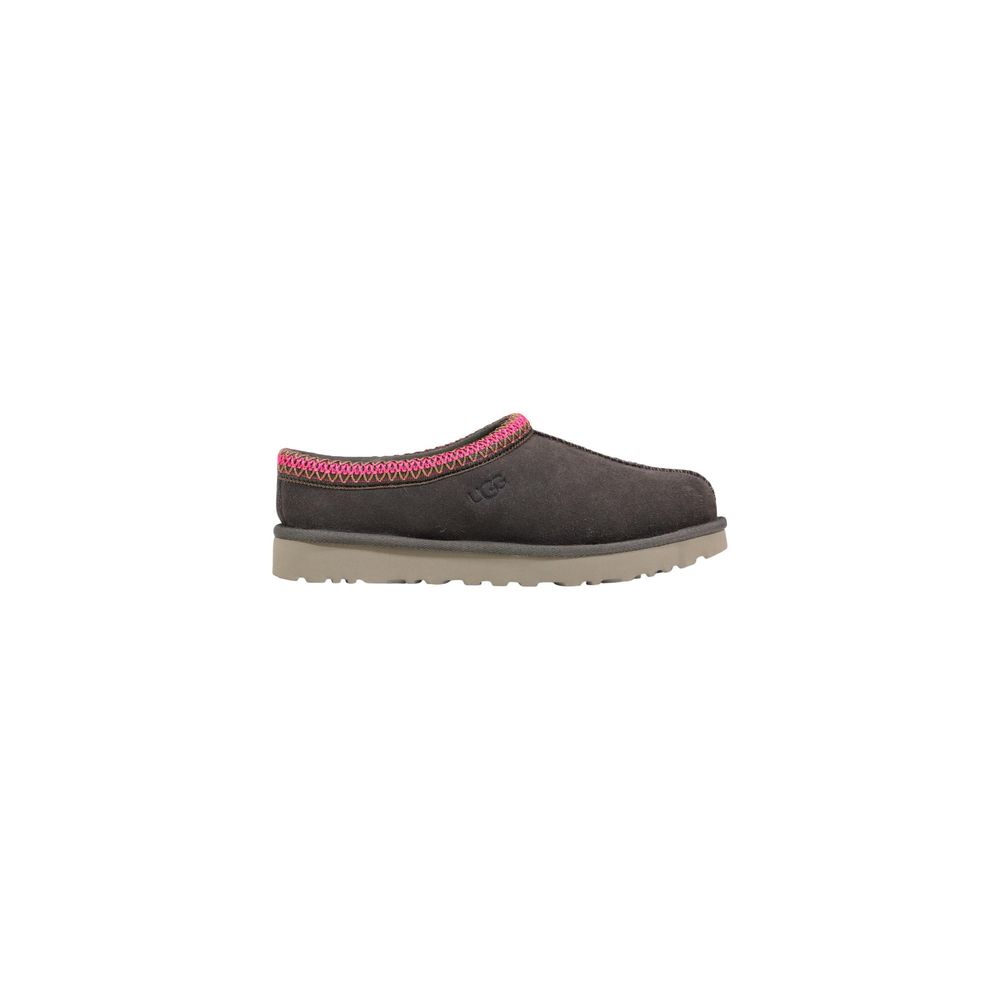 UGG Gray Leather Textile Boots