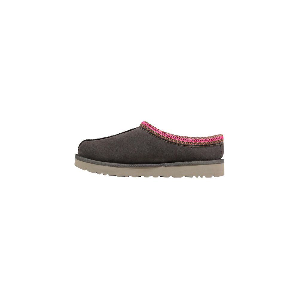 UGG Gray Leather Textile Boots