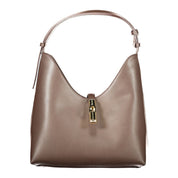 Furla Brown Leather Hobo Bag