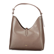 Furla Brown Leather Hobo Bag