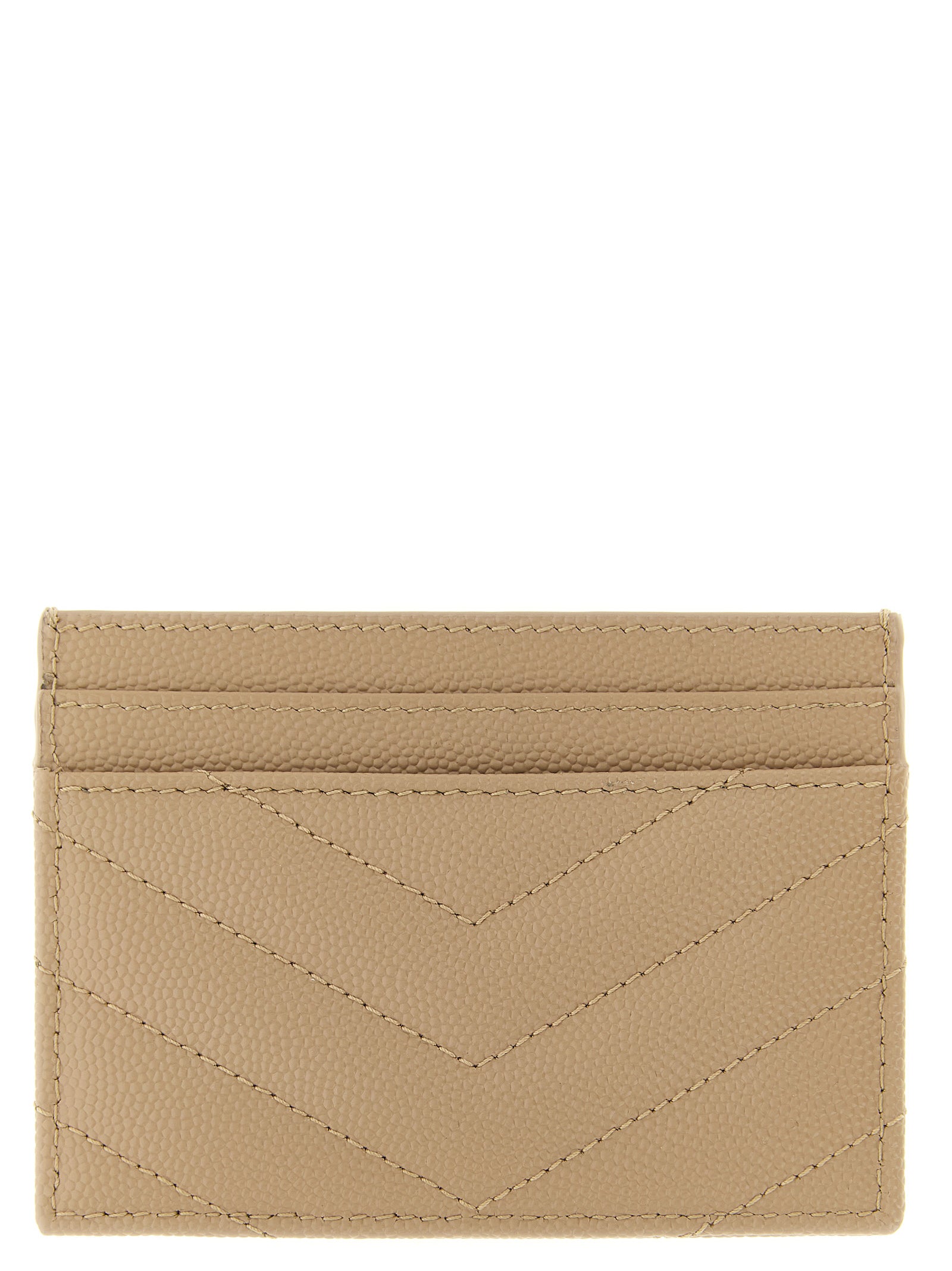Saint Laurent Beige Calfskin Wallets & Cases