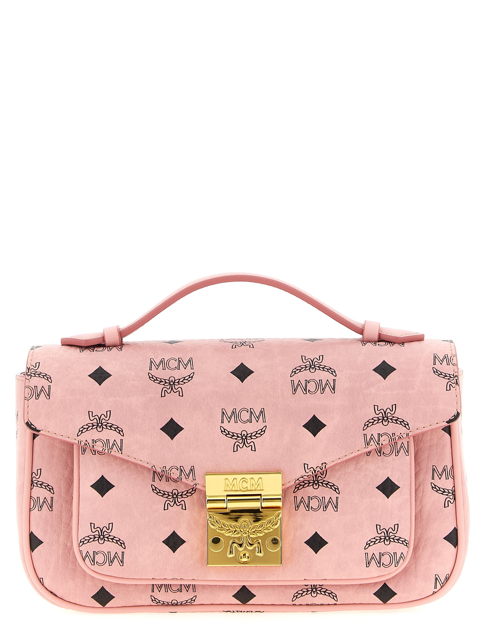 MCM Multicolor Canvas Crossbody Bag