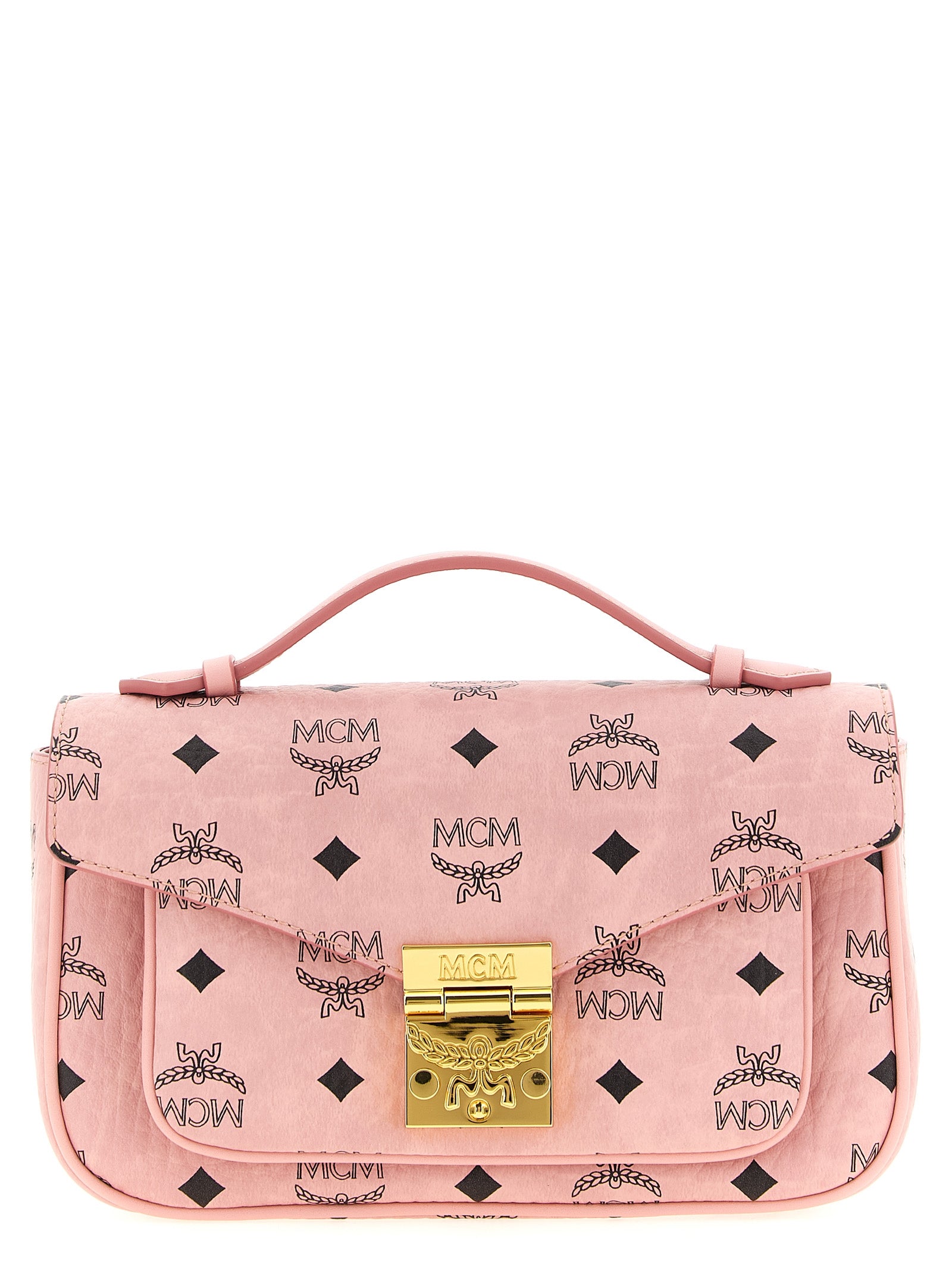 MCM Multicolor Canvas Crossbody Bag