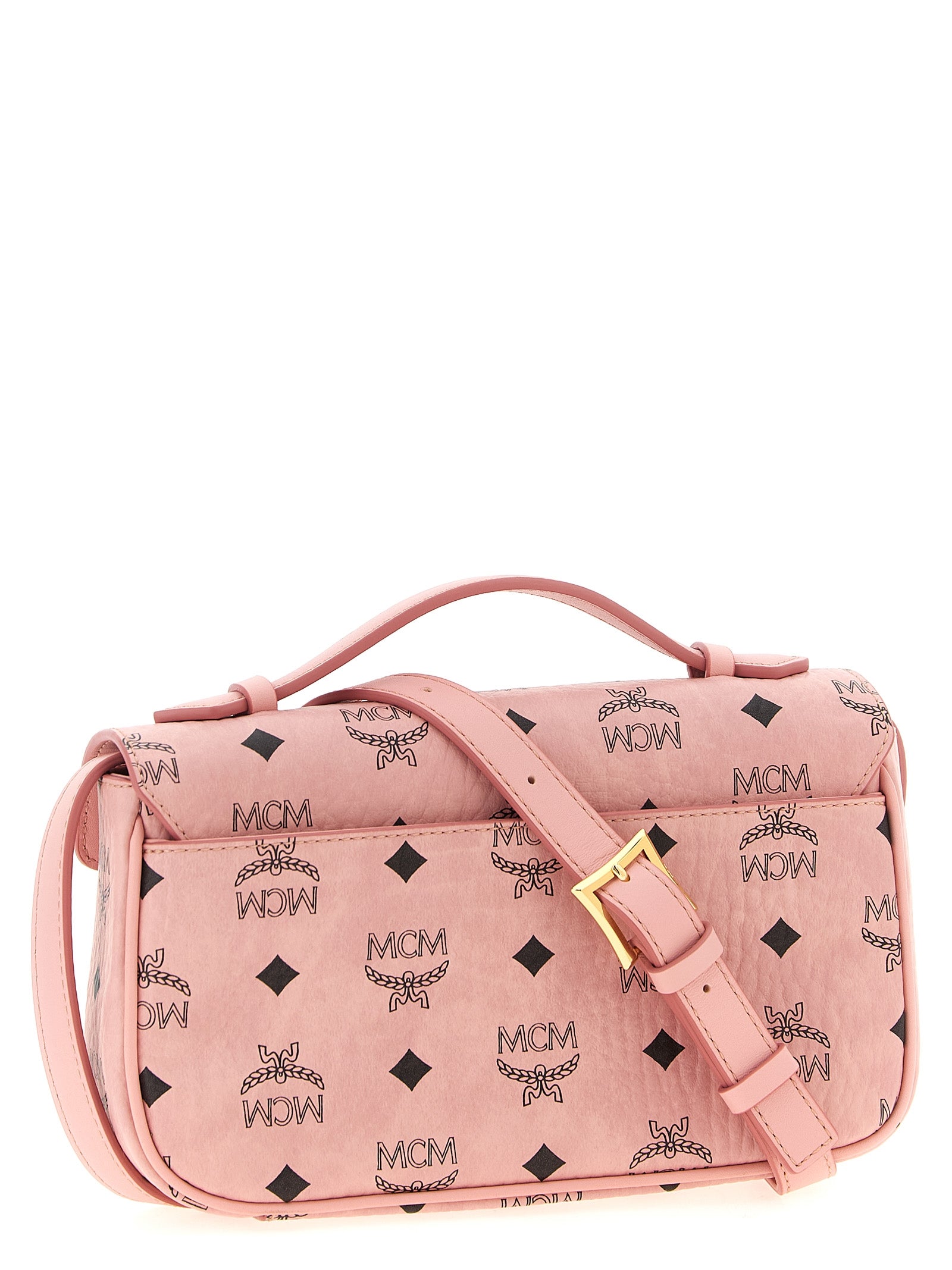 MCM Multicolor Canvas Crossbody Bag