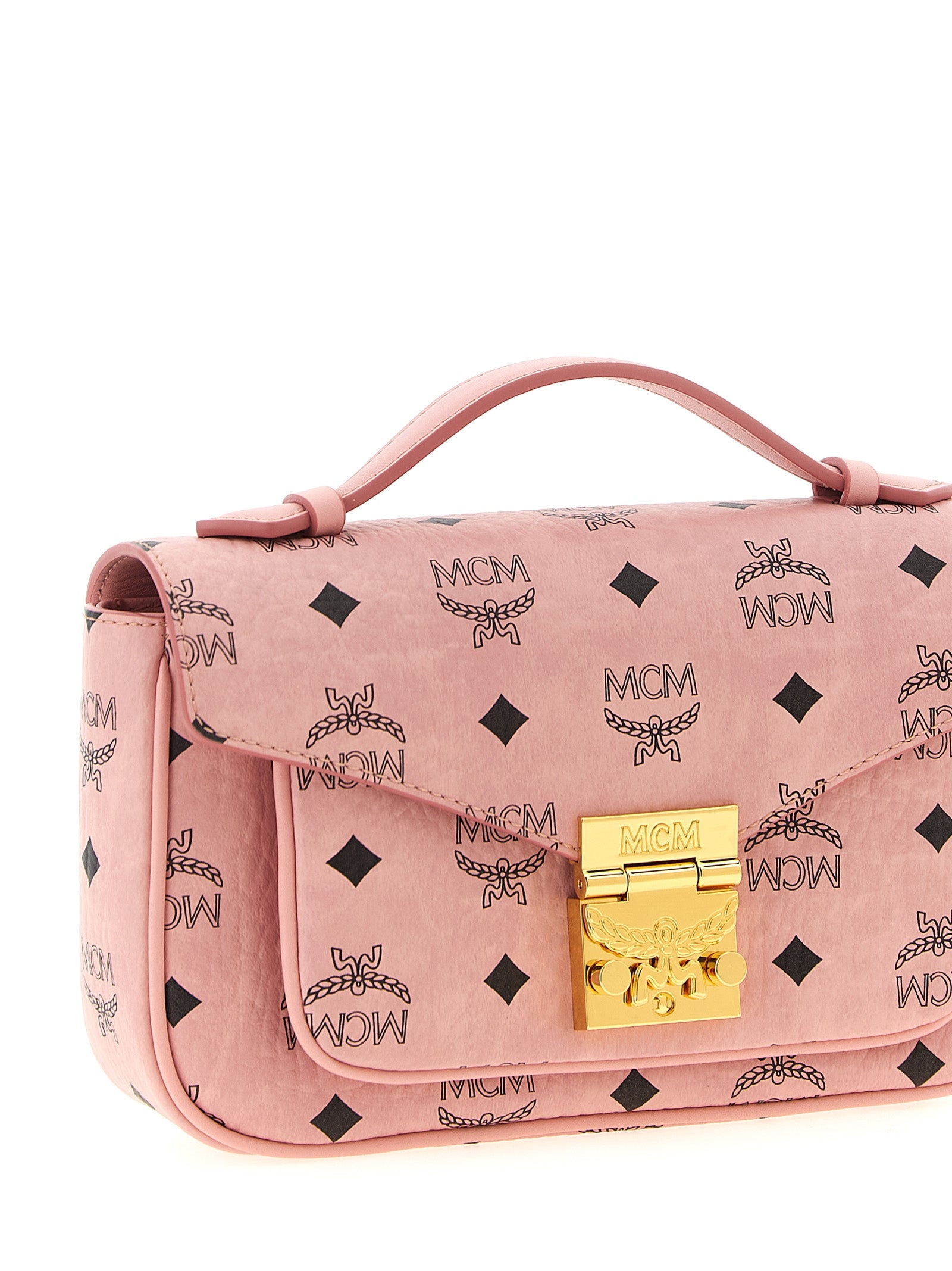 MCM Multicolor Canvas Crossbody Bag