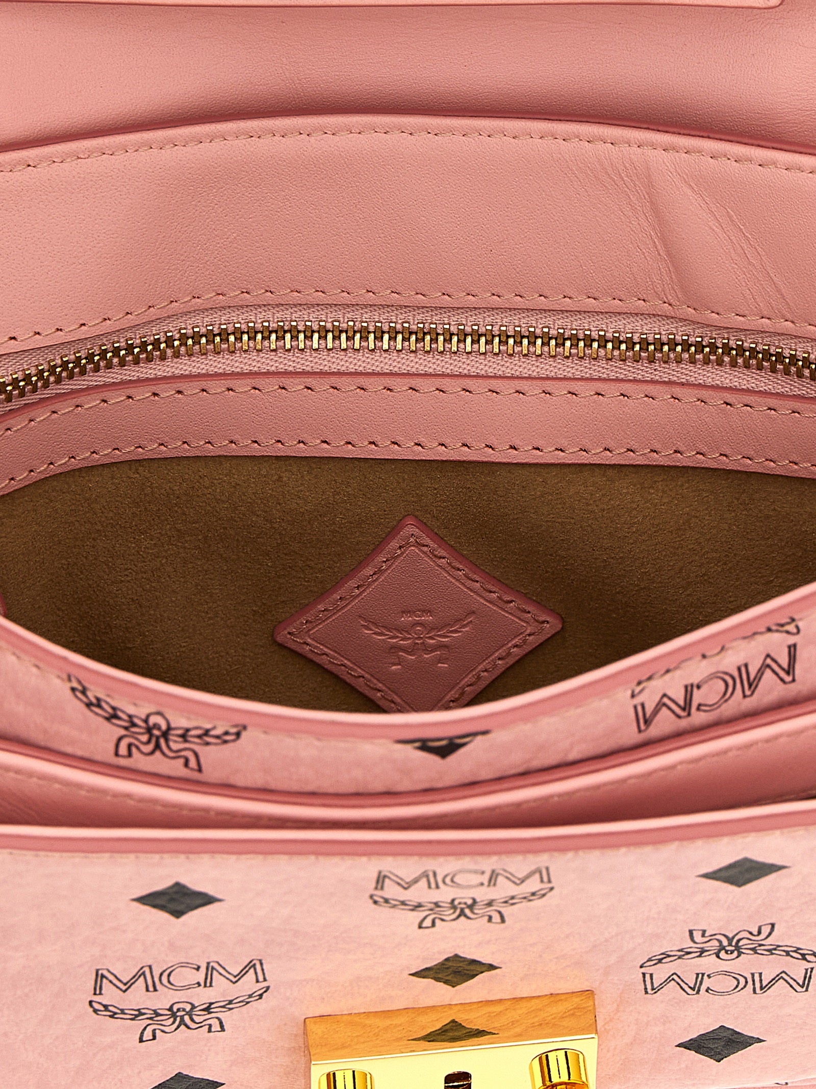 MCM Multicolor Canvas Crossbody Bag