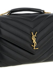 Saint Laurent Black Lambskin Shoulder Bags