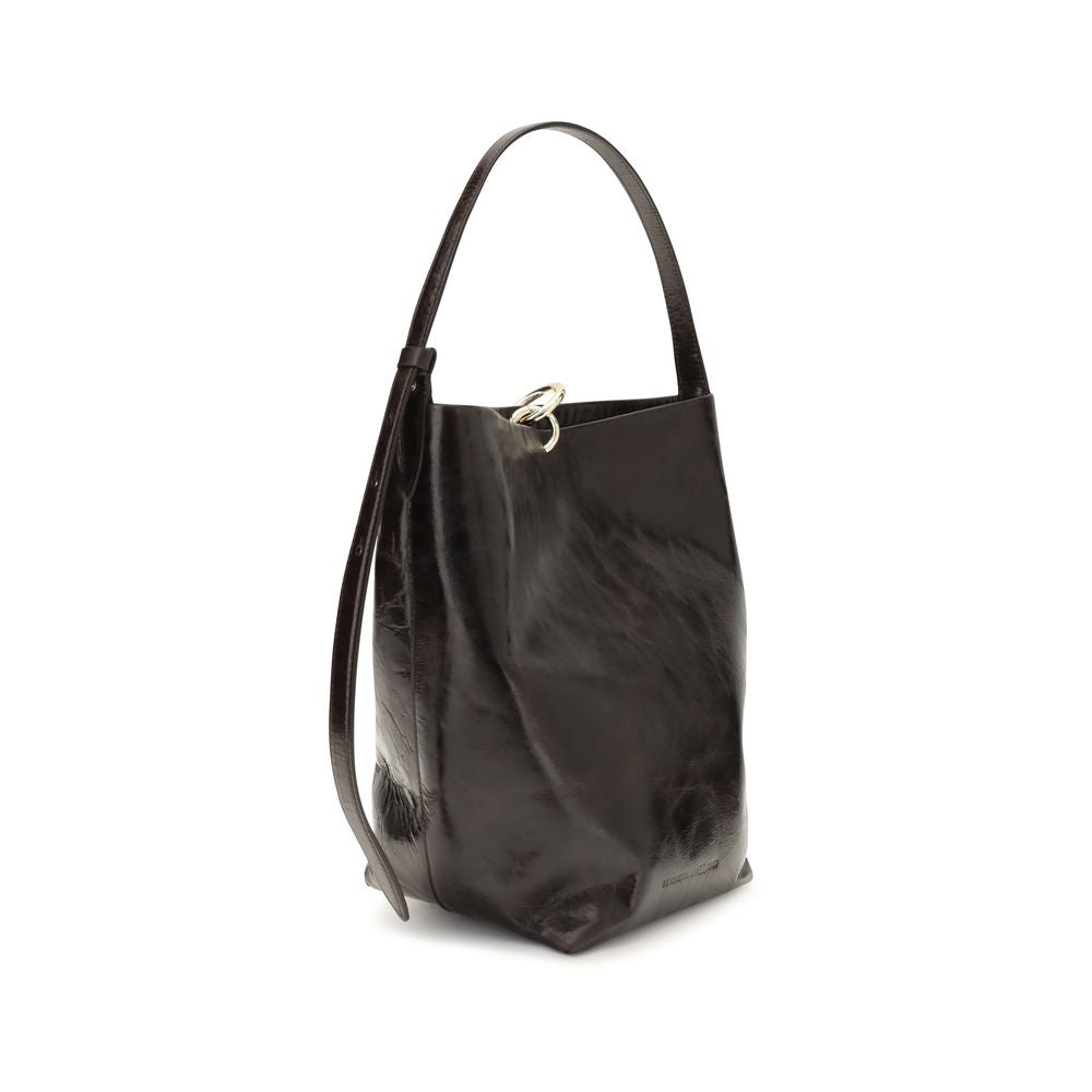 Benedetta Bruzziches Black Calf Leather Shoulder Bag
