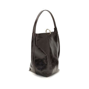 Benedetta Bruzziches Black Calf Leather Shoulder Bag
