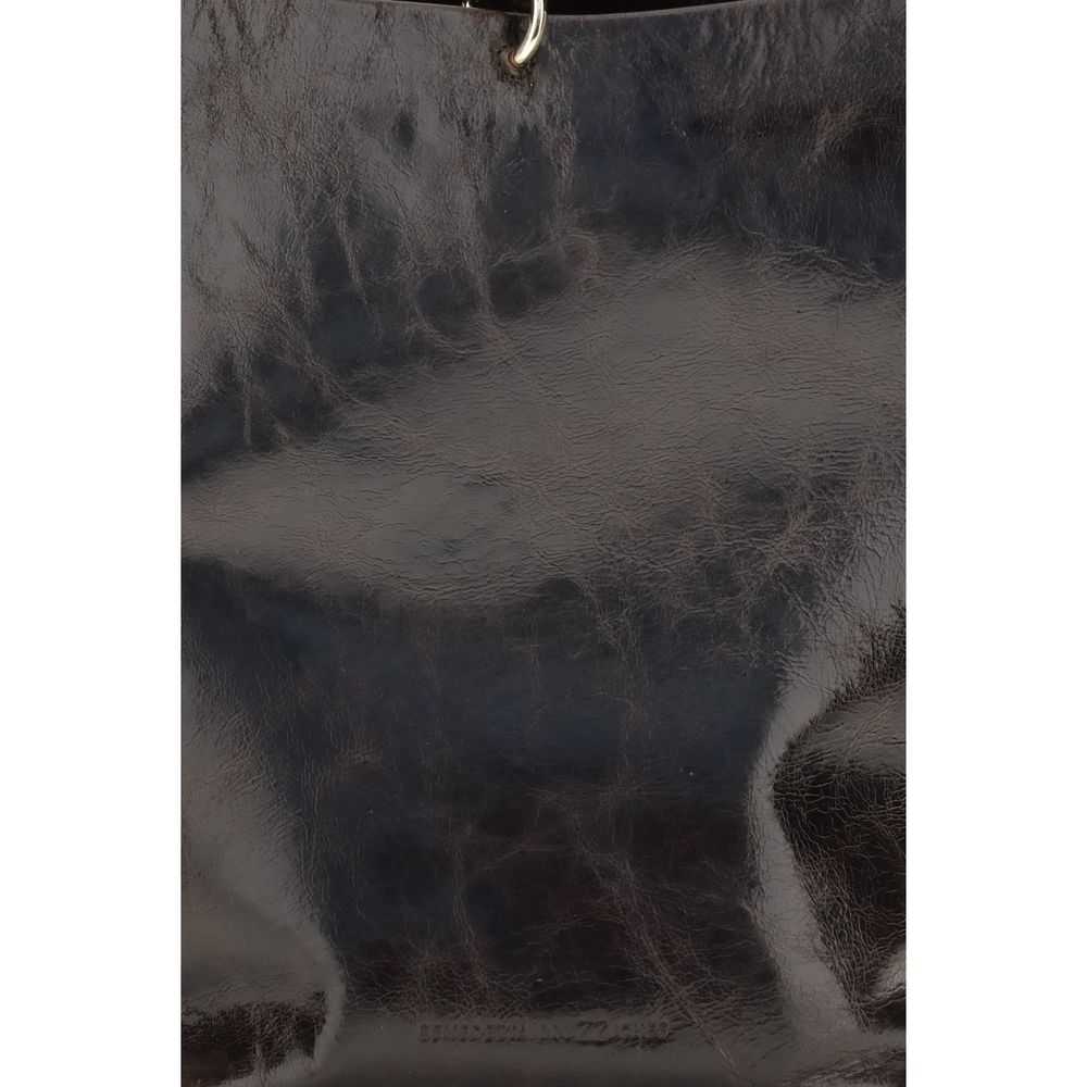 Benedetta Bruzziches Black Calf Leather Shoulder Bag