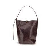 Benedetta Bruzziches Bordeaux Calf Leather Shoulder Bag