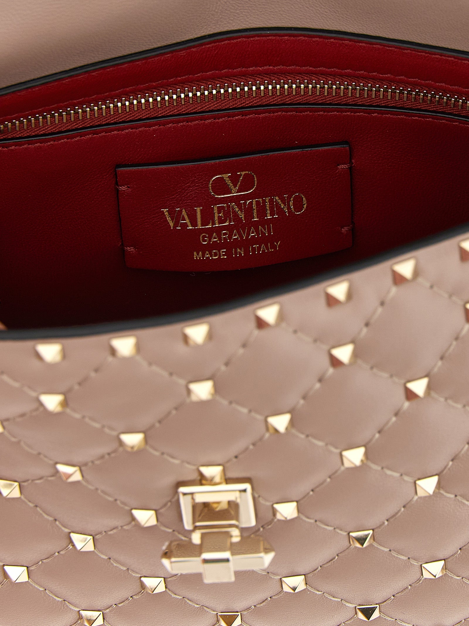 Valentino Garavani Pink Lamb Leather Shoulder Bag