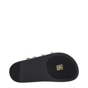 Jil Sander Black Leather Slippers