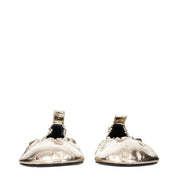 Jil Sander Gold Leather Ballet Flats