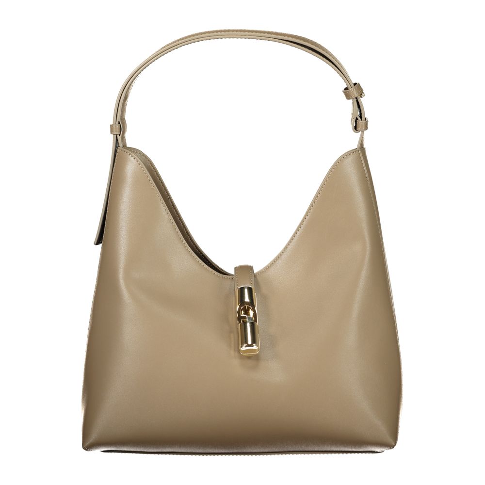 Furla Green Leather Hobo Bag