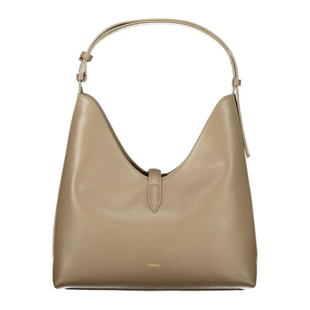 Furla Green Leather Hobo Bag
