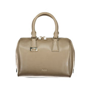 Furla Green Leather Boston Bag
