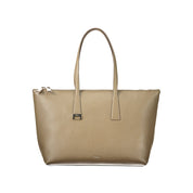 Furla Green Leather Tote Bag