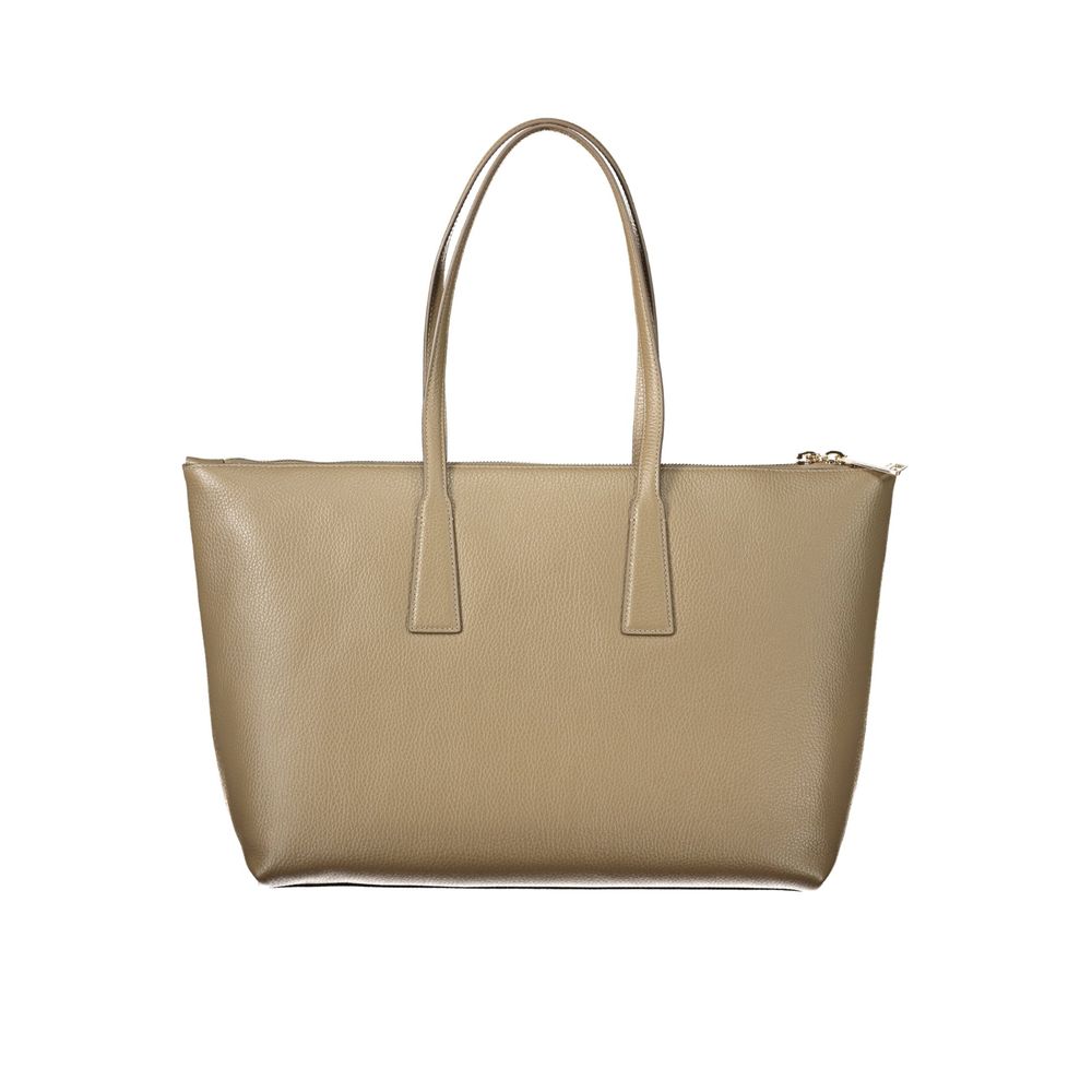 Furla Green Leather Tote Bag