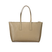 Furla Green Leather Tote Bag