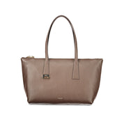 Furla Brown Leather Tote Bag