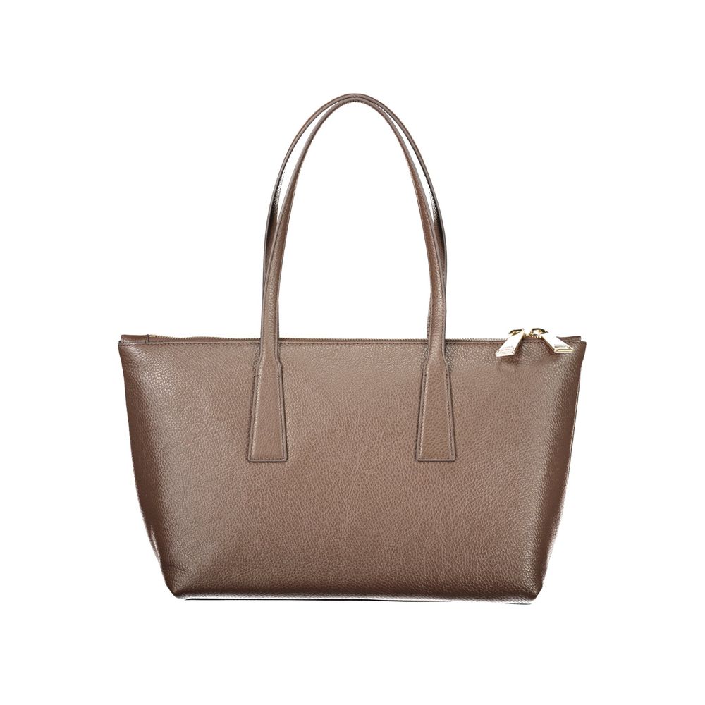Furla Brown Leather Tote Bag