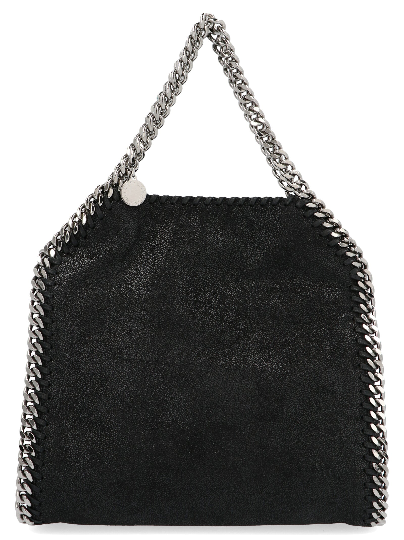 Stella McCartney Black Eco Shaggy Deer Handbags