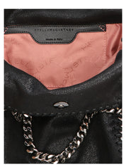 Stella McCartney Black Eco Shaggy Deer Handbags